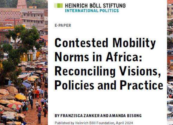 Cover photo of report with a busy taxi park in Kampala, Uganda