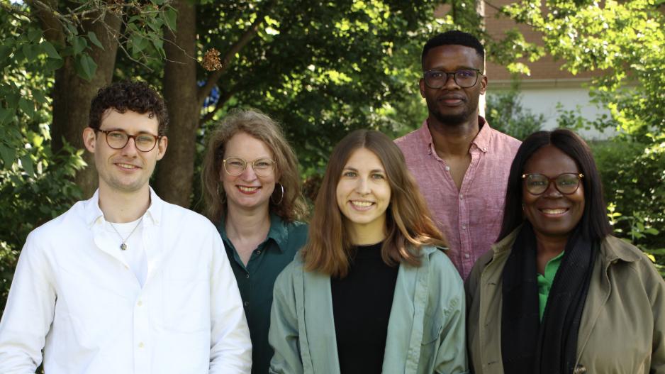 Team picture of the PolMig team. Image of the PolMig team of Africa focused migration researchers.